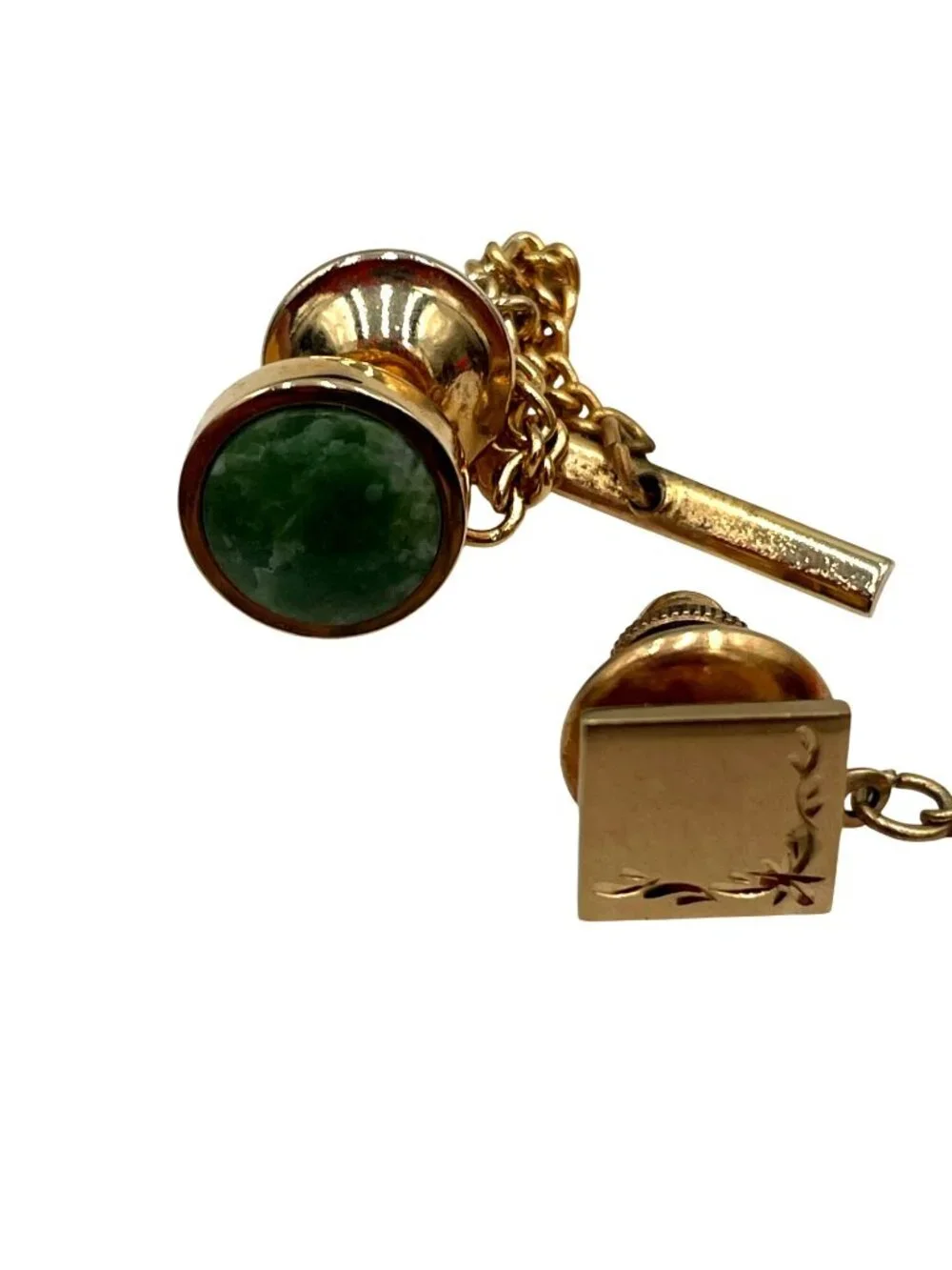 Vintage Gold-Tone Tie Bars Cufflinks & Lapel Pins Assorted Lot By Swank & Simmon
